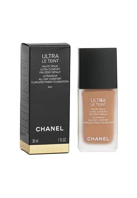 chanel ultra le teint velvet b50|chanel ultrawear flawless liquid foundation.